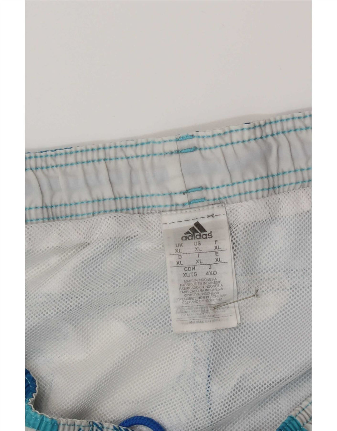 Adidas Badeshorts til mænd XL Blue Floral Polyester