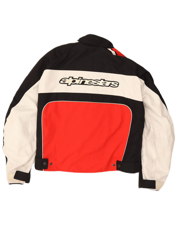 Alpinestars Herre Graphic Racer Jacket UK 42 XL Rød Colourblock Polyester