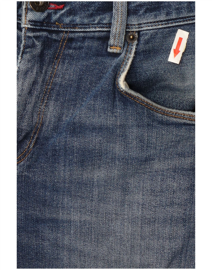 Tommy Hilfiger Herre Slim Jeans W36 L30 Blå Bomuld