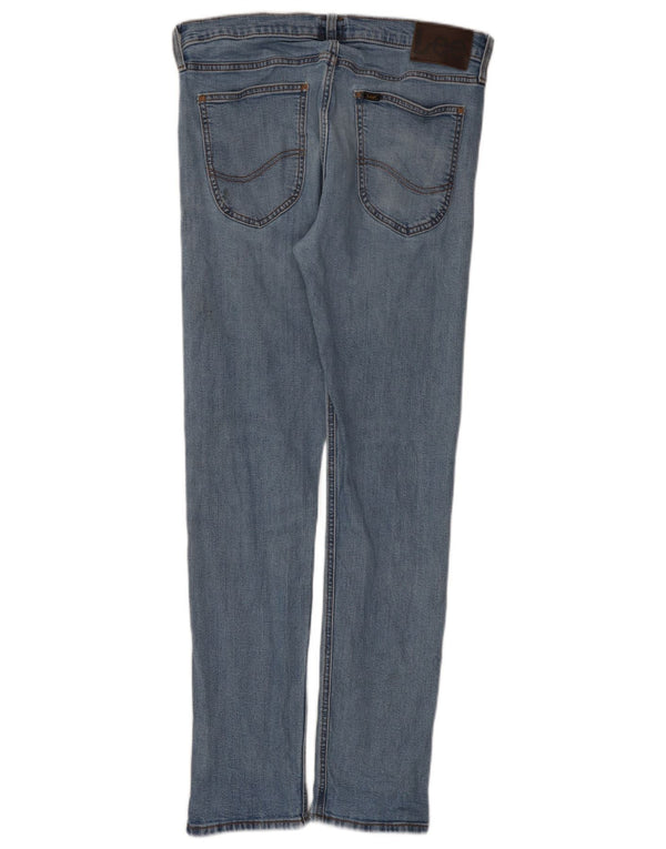Lee Herre Luke Tapered Slim Jeans W32 L32 Blue Cotton