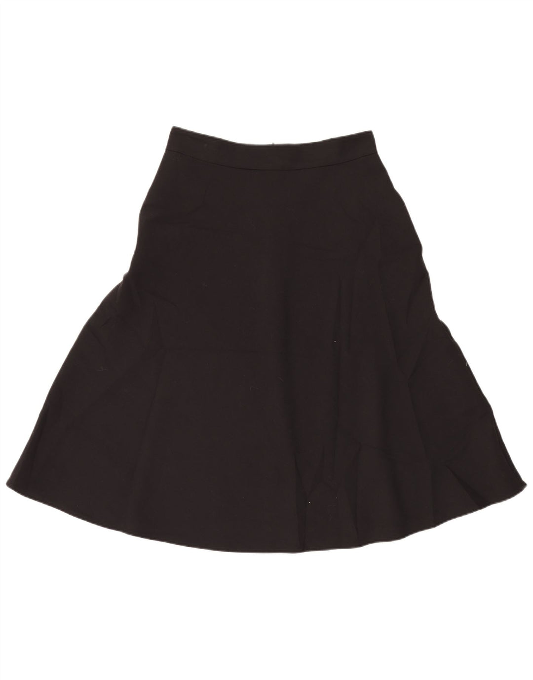 Marks & Spencer A-line nederdel til kvinder UK 12 Medium W30 Sort polyester