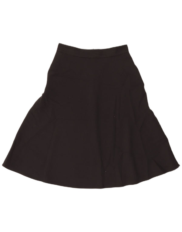 Marks & Spencer Womens A-Line Skirt UK 12 Medium W30  Black Polyester