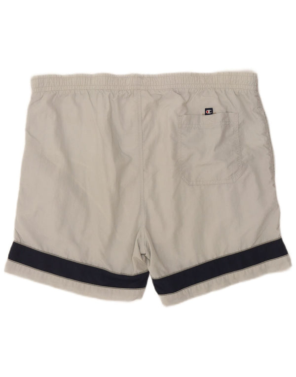 CHAMPION Badeshorts til mænd XL Grå Colourblock