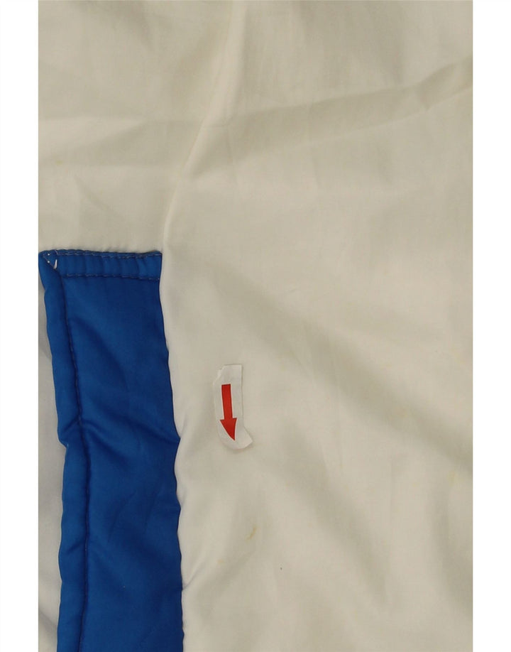 Vintage polstret herrejakke UK 42 XL Blue Colourblock