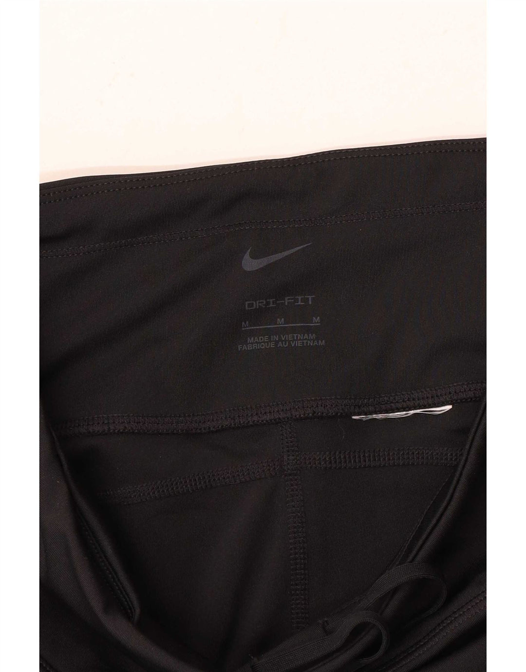 Nike Dame Dri Fit træningsdragt Bukser UK 14 Medium Sort