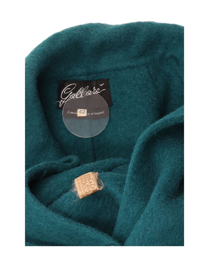 Gallara Dame Oversized Cape Coat IT 42 Mellemgrøn Alpakkauld