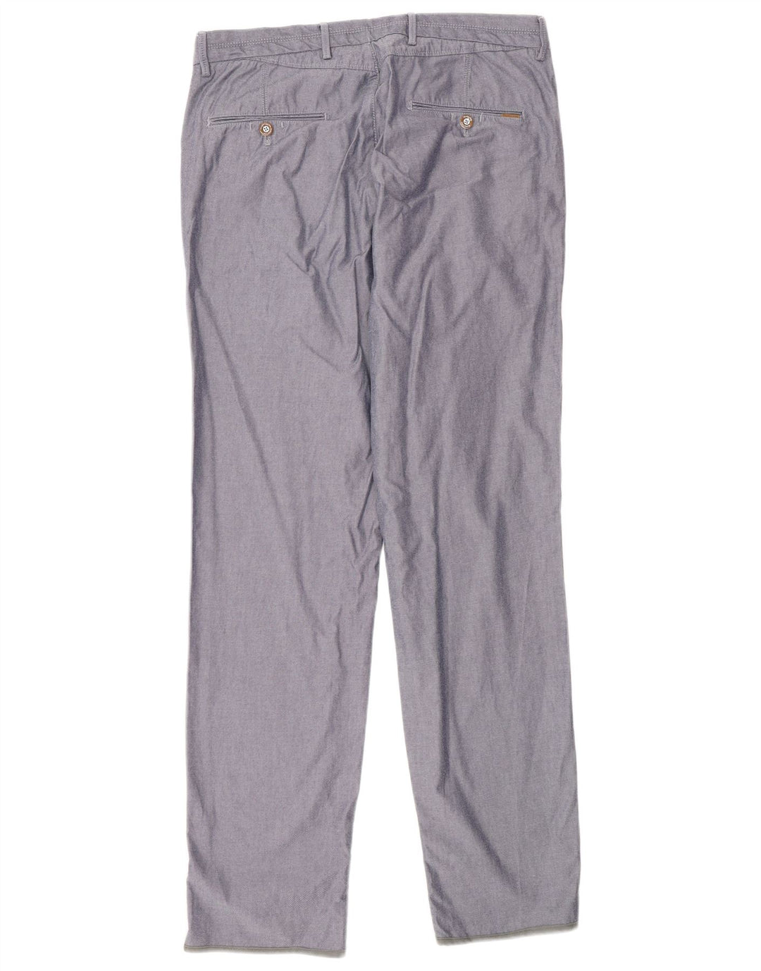 Massimo Dutti Herre Lige Chinobukser EU 40 Medium W31 L32 Grå