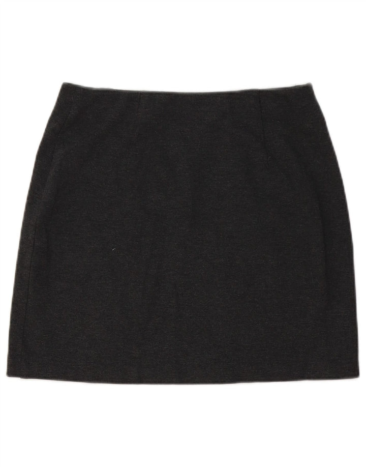 Marks & Spencer Dame Mini-nederdel UK 10 Small W30 Grå Viscose