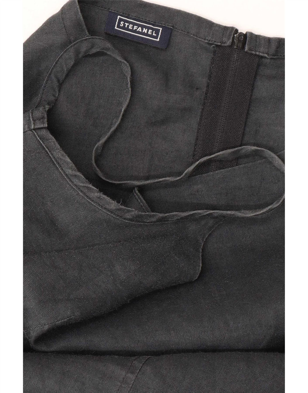 Stefanel Dame Slip Dress IT 42 Medium Grå