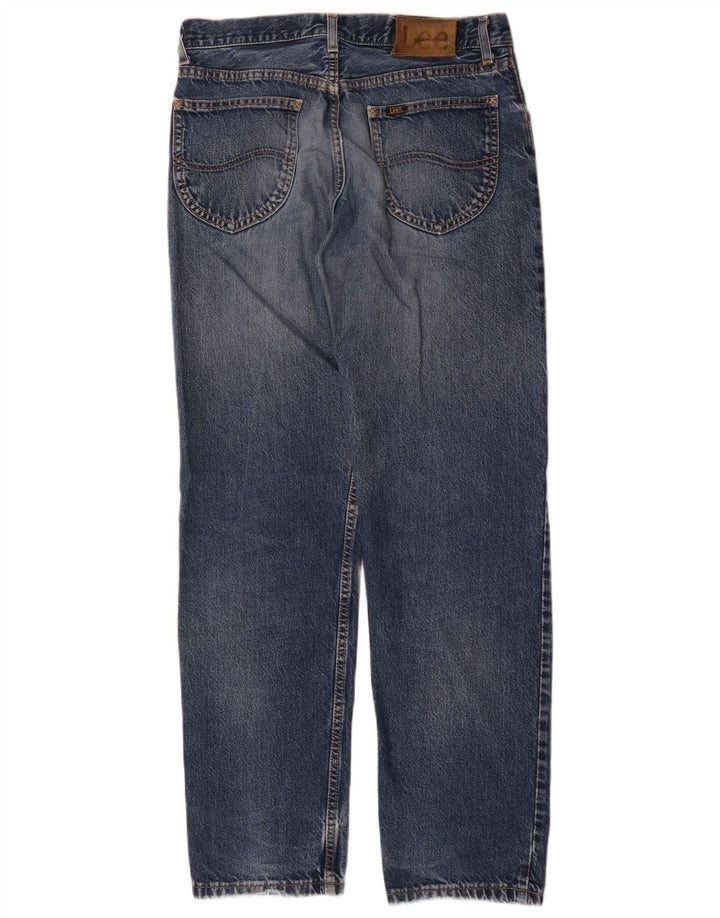 Lee Straight Jeans til mænd W33 L32 blå bomuld