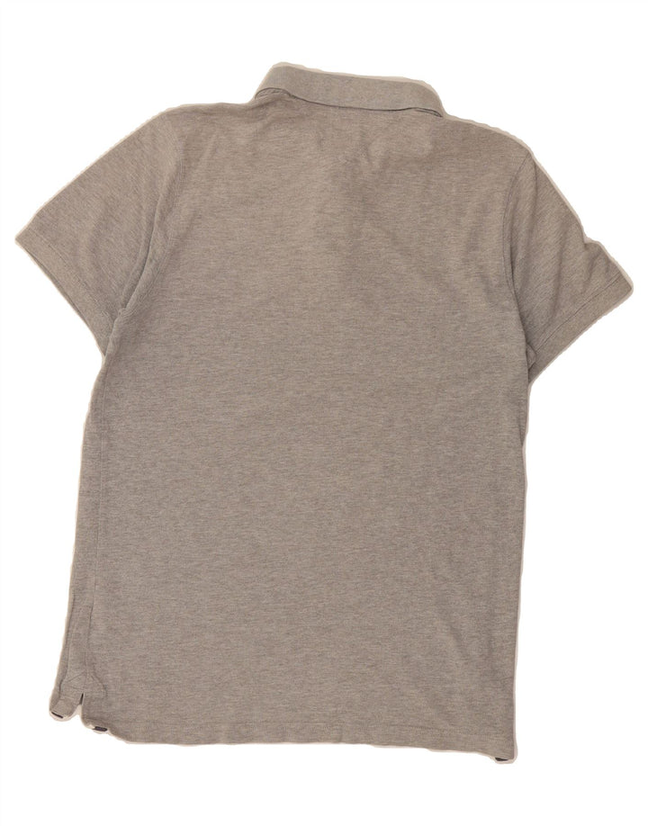 TOMMY HILFIGER Mens Polo Shirt Large Grey Cotton Vintage Tommy Hilfiger and Second-Hand Tommy Hilfiger from Messina Hembry 