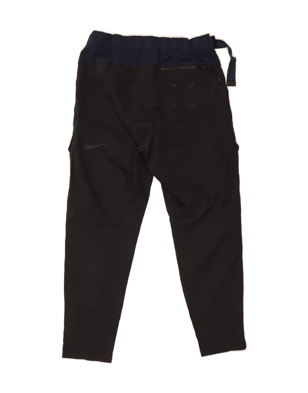 NIKE Herre tilspidsede Cargo-bukser Medium W32 L27 Sort Colourblock