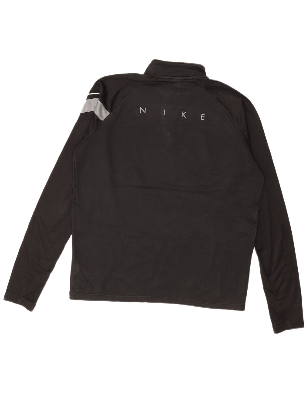 Nike Herre Dri Fit Grafisk Sweatshirt Jumper Medium Sort Colourblock