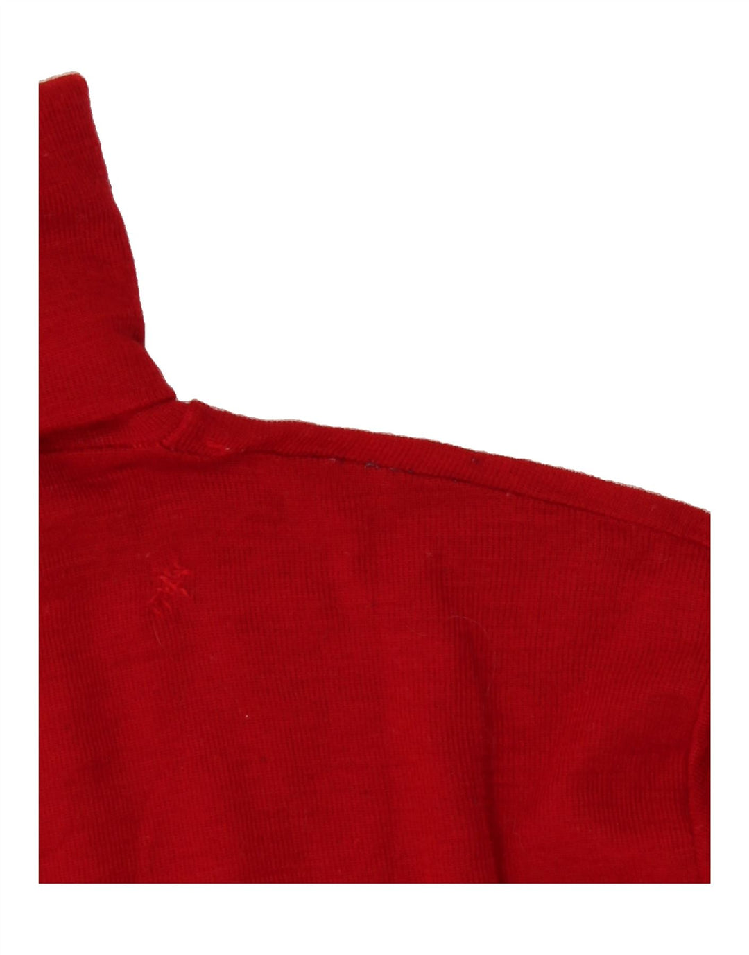 VINTAGE Womens Top Long Sleeve UK 16 Large Red Vintage Vintage and Second-Hand Vintage from Messina Hembry 