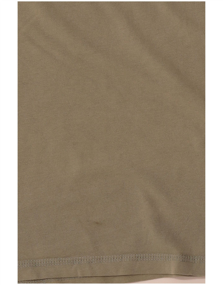 JACK & JONES Herre T-Shirt Top Stor Khaki Bomuld