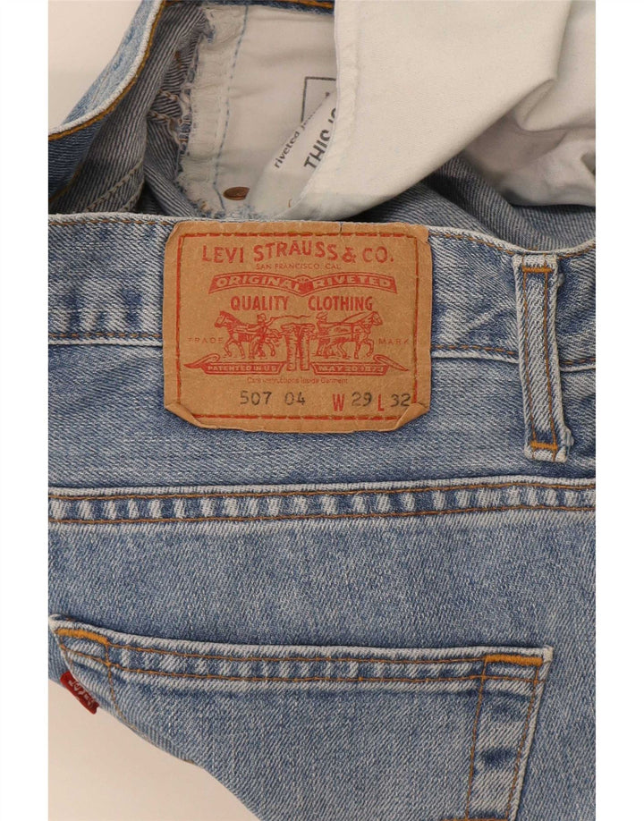 Levi's Herre 507 Slim Bootcut Jeans W29 L32 Blå Bomuld