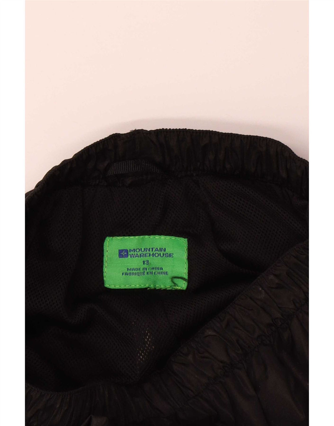 Mountain Warehouse Drenge Vandtætte Bukser 12-13 År Sort Polyester