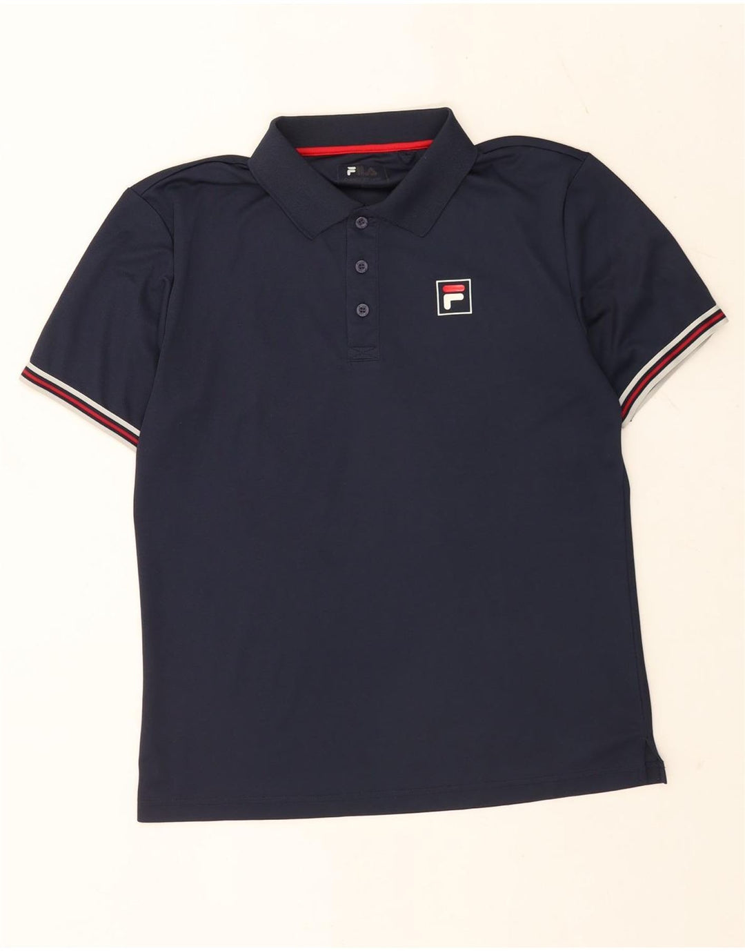 Fila Herre poloshirt Stor marineblå stribet