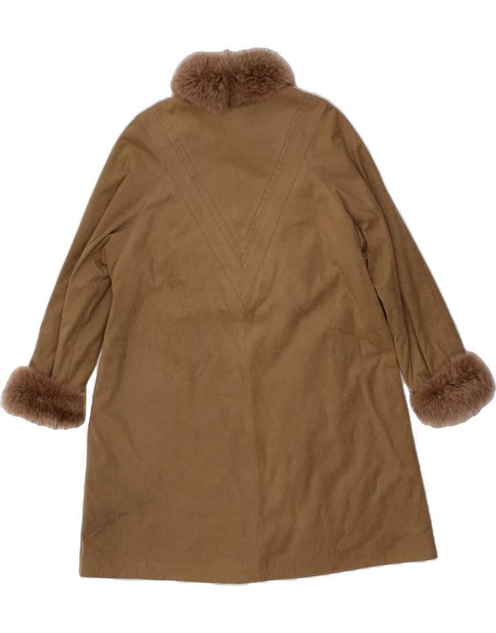 YOUR SIXTH SENSE Womens Overcoat EU 38 Medium Beige Acrylic Vintage Your Sixth Sense and Second-Hand Your Sixth Sense from Messina Hembry 