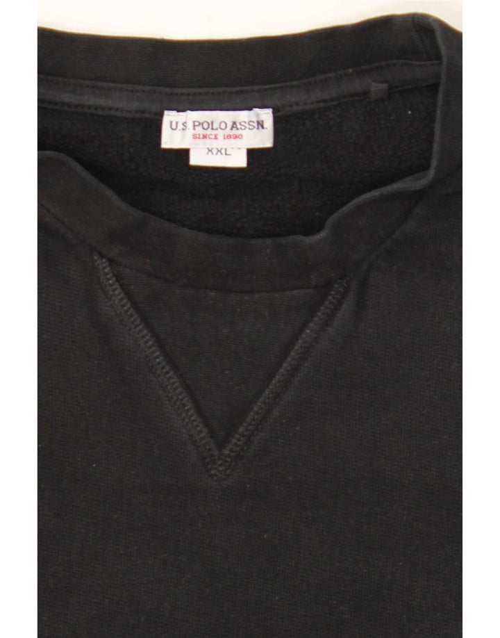 U.S. Polo Assn. Herre Sweatshirt Jumper 2XL Sort