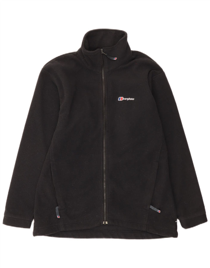 Berghaus Dame Liner Fleece Jakke UK 16 Stor Sort Polyester