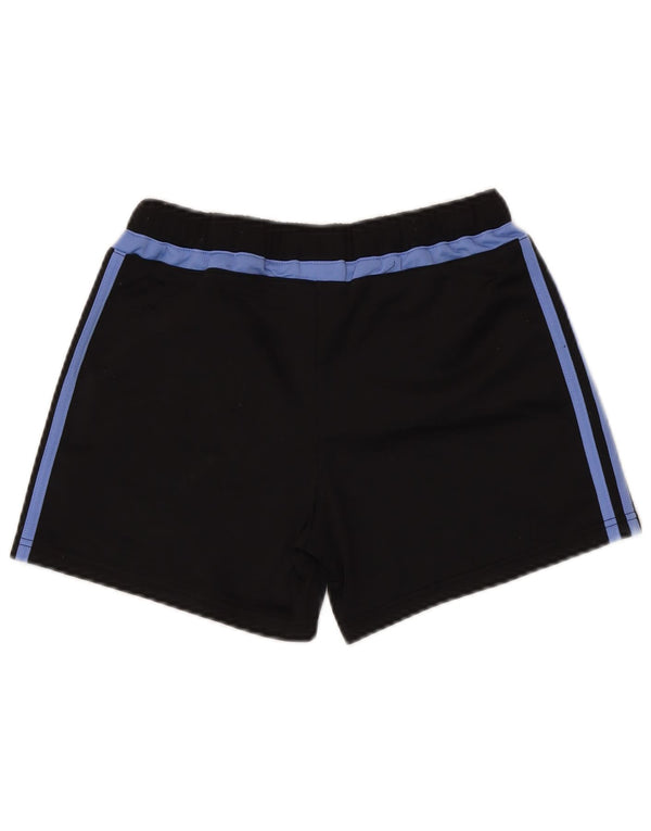 ADIDAS sportsshorts til kvinder UK 10 Small Black Polyester