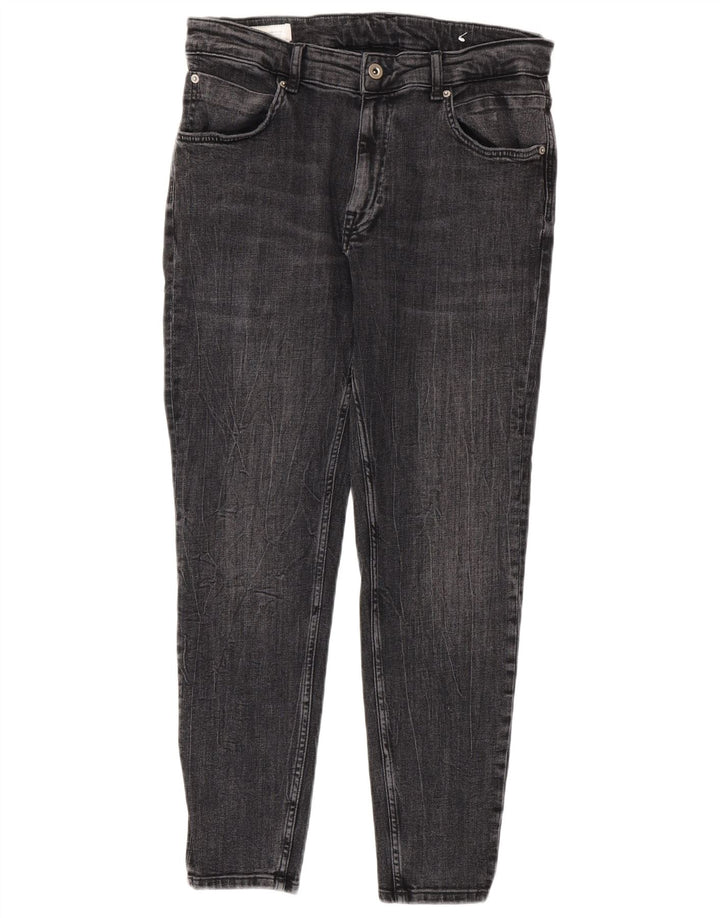 Zara Herre Slim Jeans EU 44 Large W34 L28 Grå