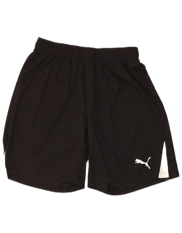 Puma Mens Sport Shorts Large Black Colourblock Polyester