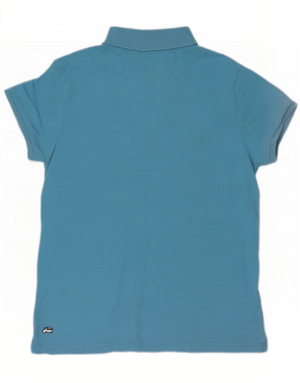 Tommy Hilfiger Dame Polo Shirt UK 18 XL Blå Bomuld