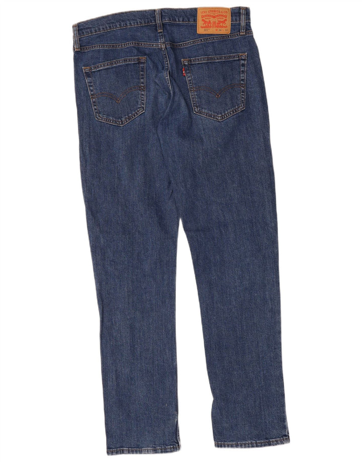 LEVI'S Mens 511 Slim Jeans W34 L32 Blue Cotton