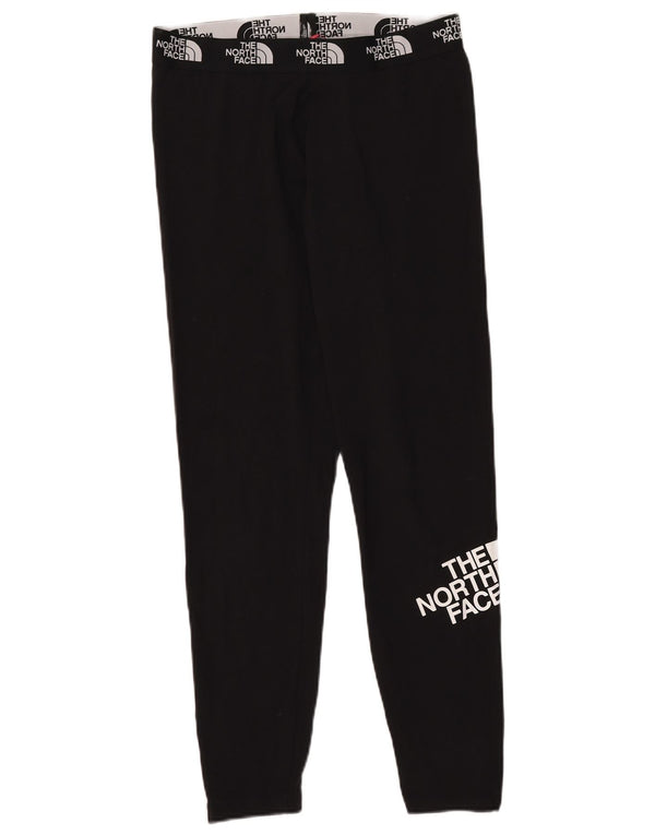 The North Face Kvinders Grafiske Leggings UK 14 Stor Sort Bomuld