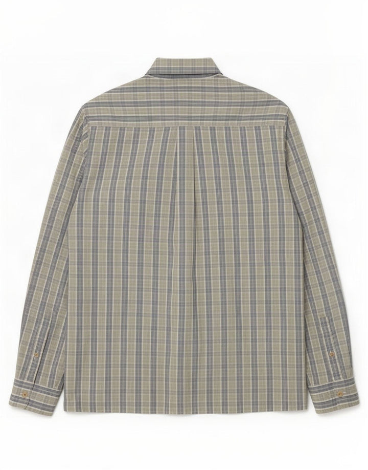 Timberland Herreskjorte XL Blå Plaid Bomuld