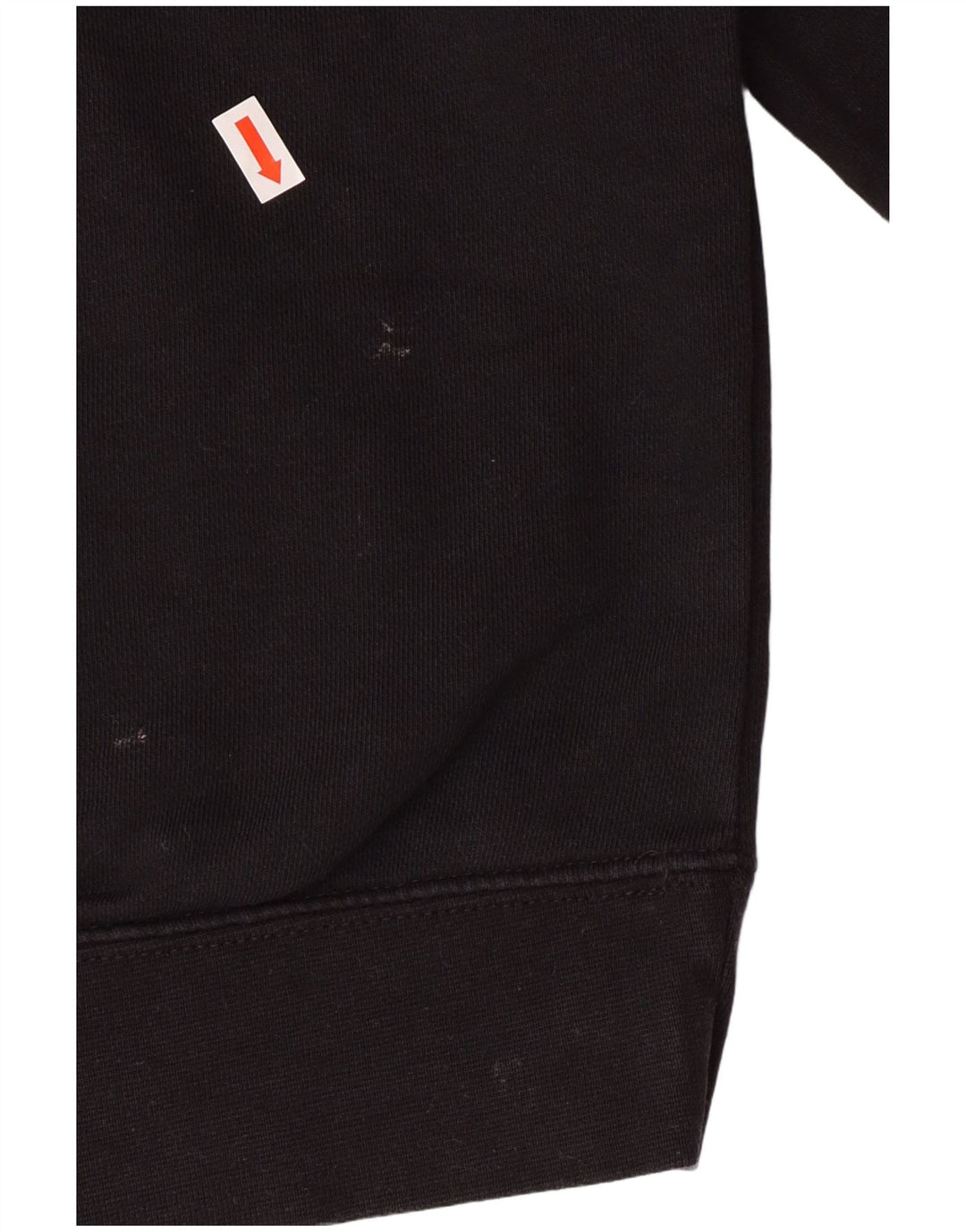 Nike Dame Oversized Hoodie Jumper UK 10 Small Black Bomuld