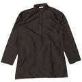 DENNIS MORTON Herre Kurta Pullover Skjorte Størrelse 40 Medium Sort