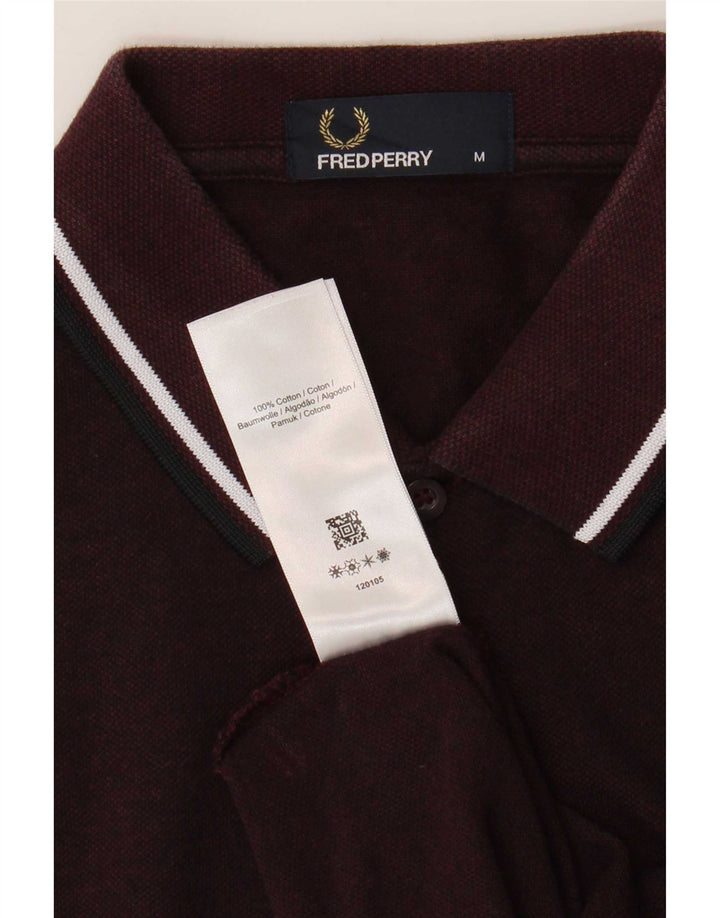 Fred Perry Herre poloshirt Medium rødbrun bomuld