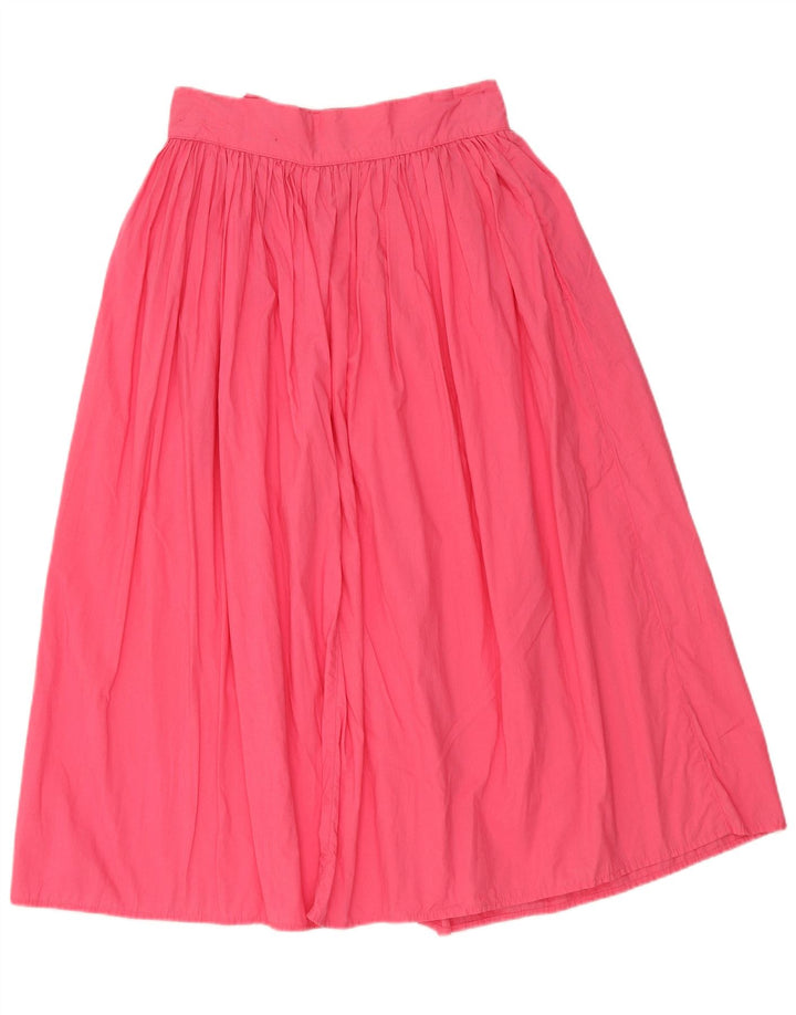 Benetton Dame A-Line Nederdel IT 44 Medium W28 Pink Bomuld