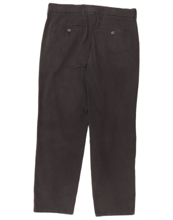 Marks & Spencer Herre Regular Fit Chinobukser W36 L29 Grå Bomuld
