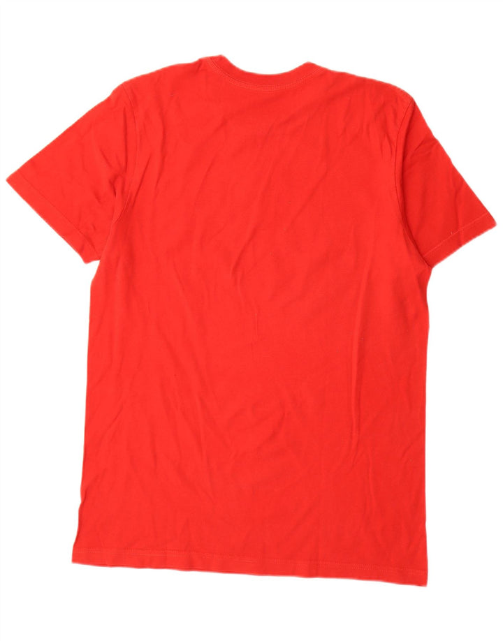 Nike Herre Regular Fit Grafisk T-Shirt Top Medium Rød