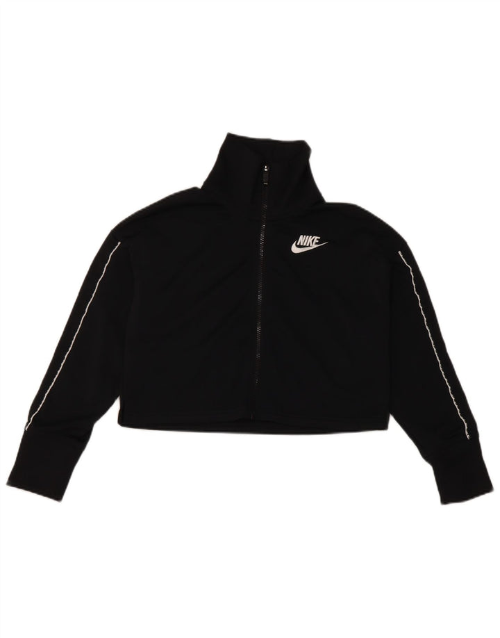 Nike piger hel træningsdragt 10-11 år medium sort polyester