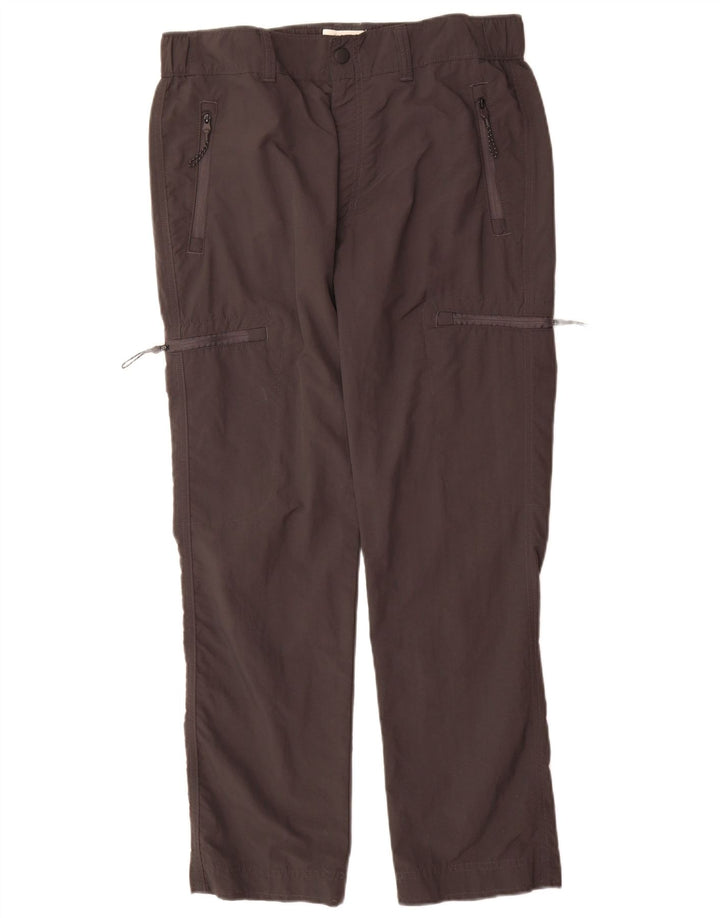 Marks & Spencer Straight Cargo Bukser til mænd W32 L29 Grå polyamid