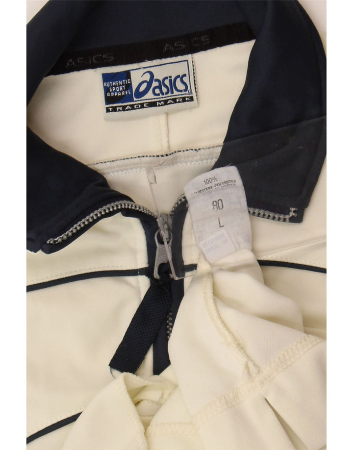Asics Womens Regular Fit træningsdragt Topjakke UK 16 Large White Sports
