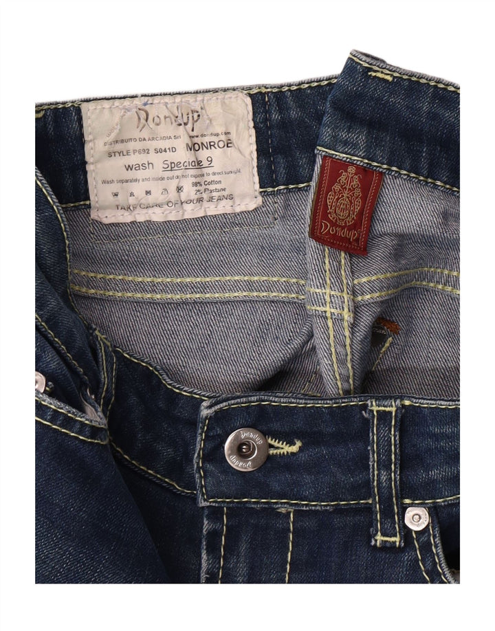 DONDUP Womens Monroe Slim Jeans W28 L28 Blue Cotton