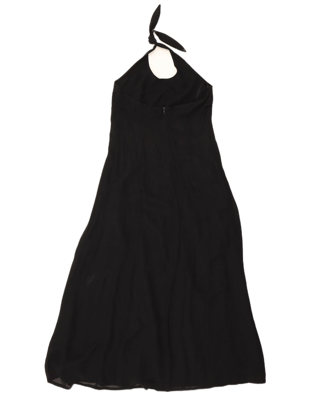Swish Dame Halter Dress UK 10 Small Black Viscose