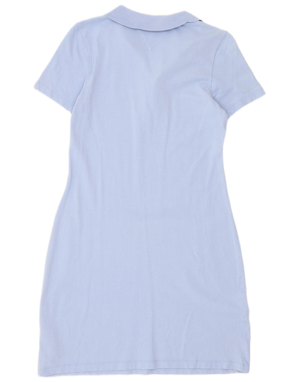 Tommy Hilfiger Dame Slim Fit Polo Dress UK 14 Large Blue Cotton