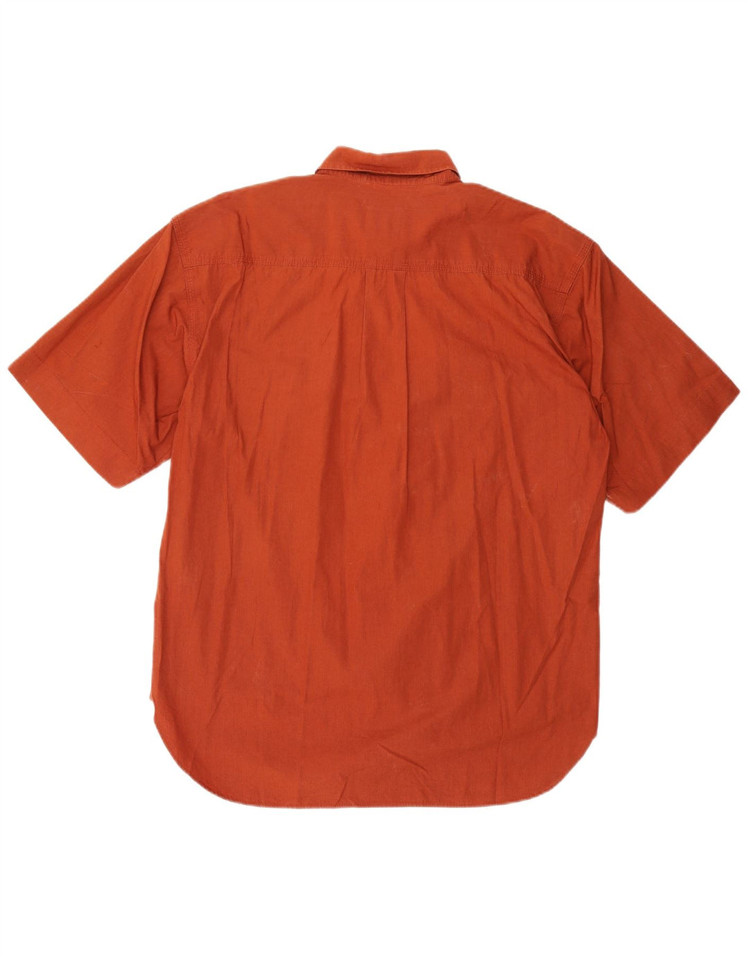 CASUCCI Kortærmet Herreskjorte XL Orange Bomuld