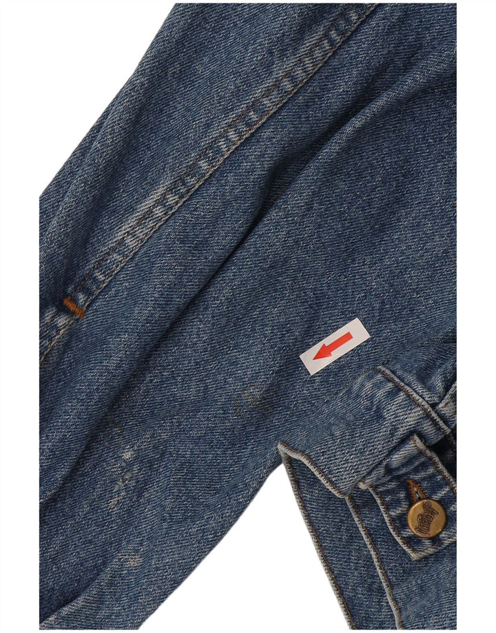 Vintage denimjakke til mænd UK 42 XL blå bomuld