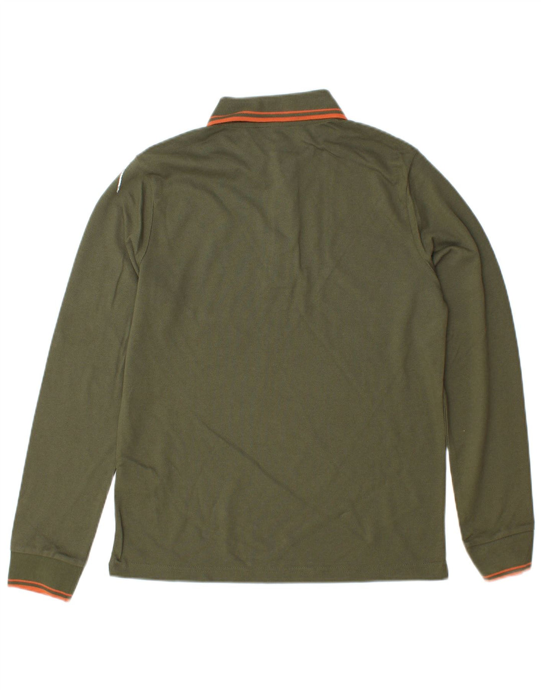 KAPPA Langærmet poloshirt til mænd, lille Khaki Bomuld