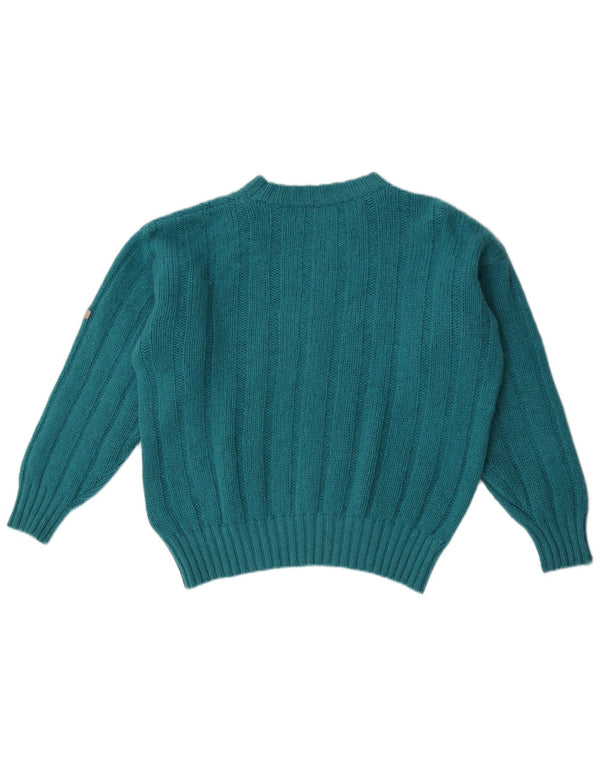 Marina Yachting Dame Crew Neck Jumper Sweater UK 20 2XL Blå Uld