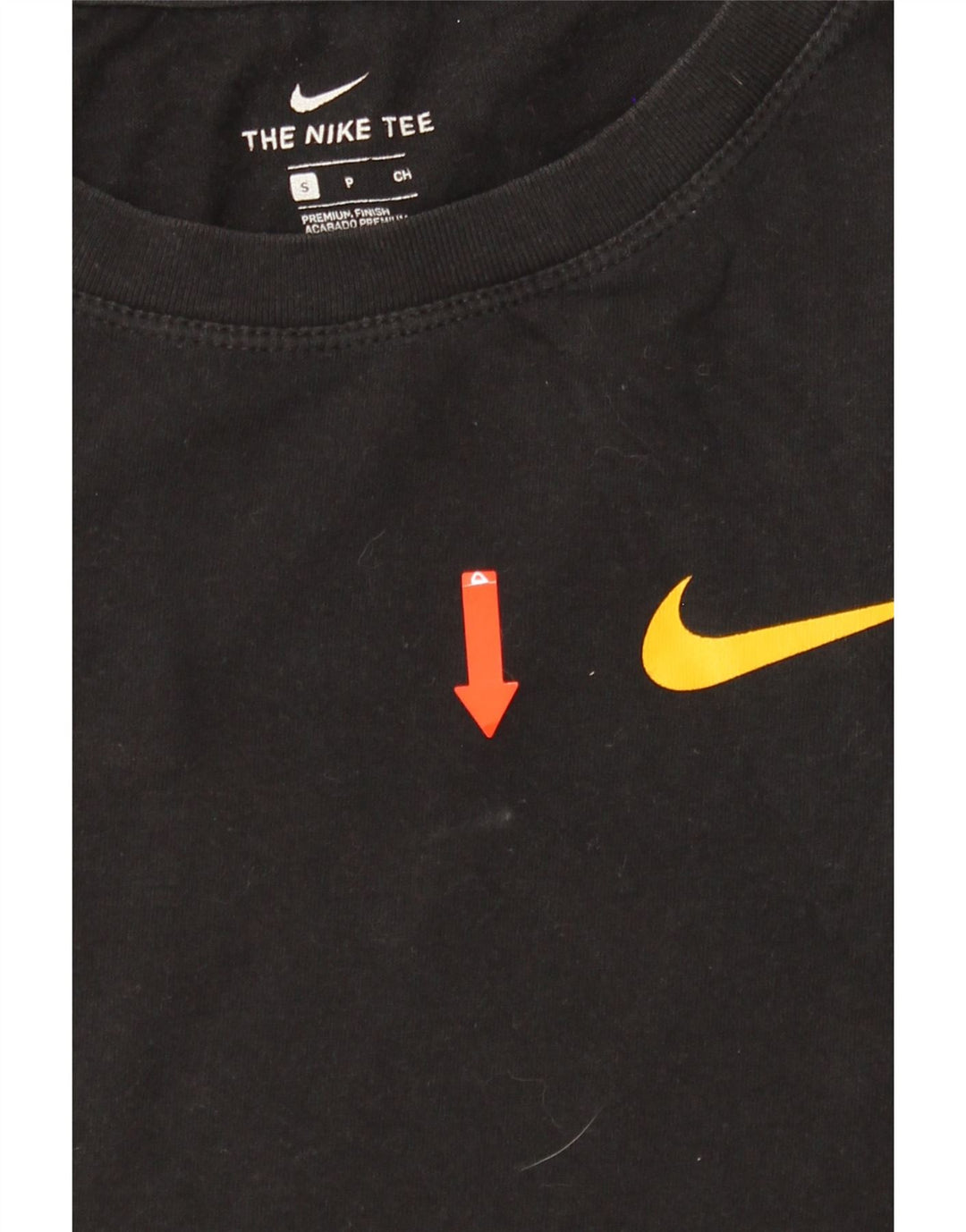 NIKE Mens Graphic T-Shirt Top Small Black Cotton Vintage Nike and Second-Hand Nike from Messina Hembry 