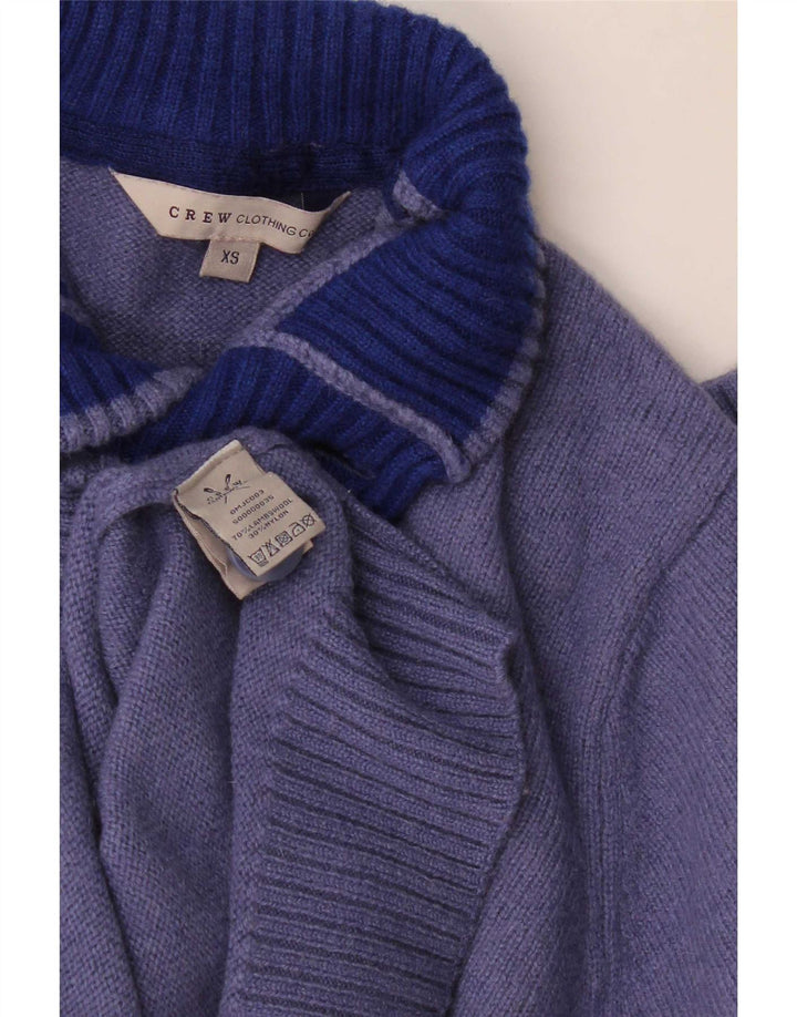 Besætningstøj Herre Button Neck Sweater XS Lilla lammeuld